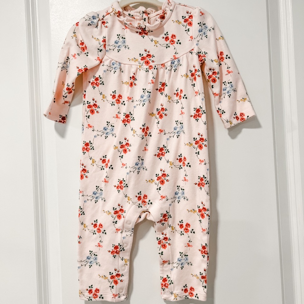 Janie and Jack Floral Romper 3-6 Months